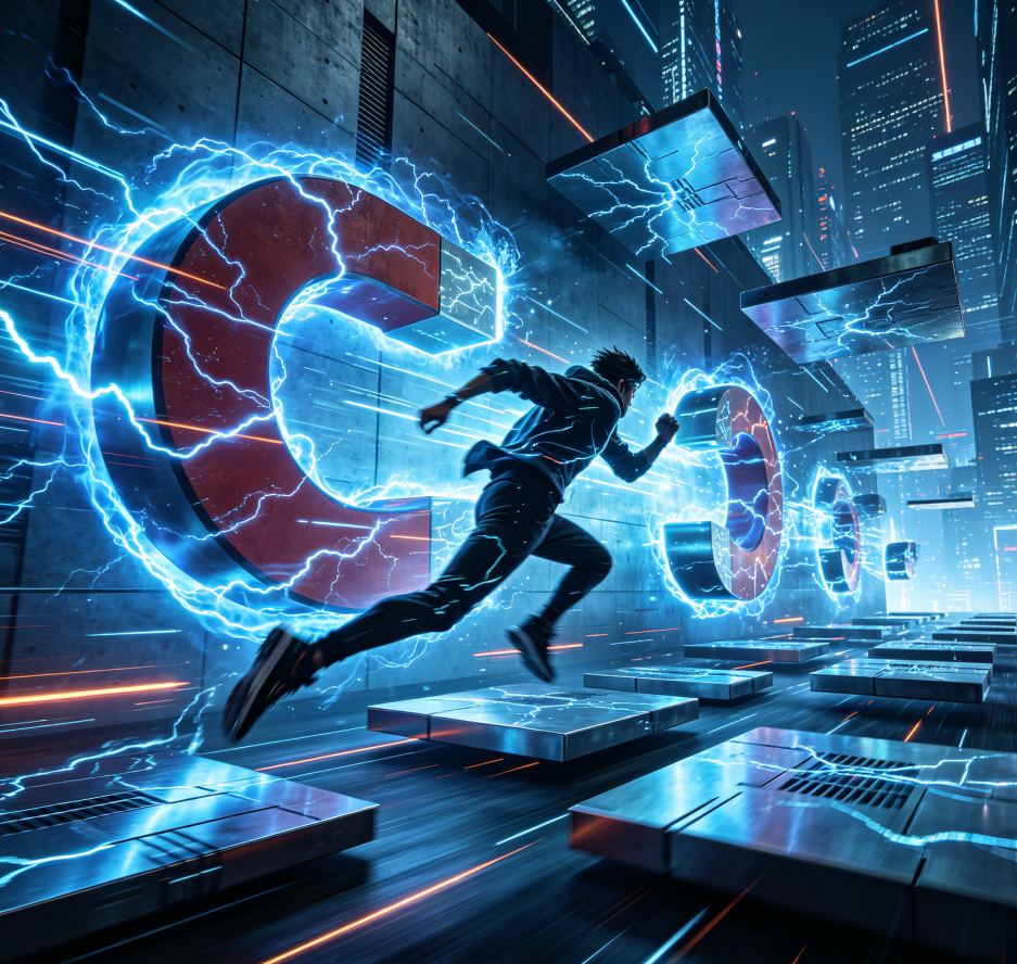 Magnetic Pole Parkour